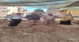 بتكلفة 6 ملايين جنيه.. رصف حي نادي الحسينية والمعاشات بالشرقية بـ«الإنترلوك»