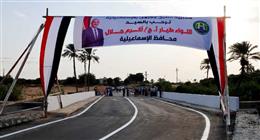 محافظ الإسماعيلية يفتتح محور طريق الحمادات: نستهدف تحقيق السيولة المرورية
