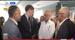 وزير التنمية الدولية النرويجي يصل مستشفى العريش لزيارة مصابي قطاع غزة