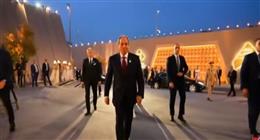 الرئيس السيسي وقرينته يستقبلان الوفود المشاركة بافتتاح المتحف المصري الكبير (صور)