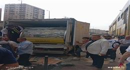  حملة مكبرة لمتابعة أعمال النظافة ورفع الإشغالات بحي غرب شبرا الخيمة
