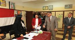 محافظ الجيزة يتابع انتخابات مجلس النواب بلجان الدقي والعجوزة