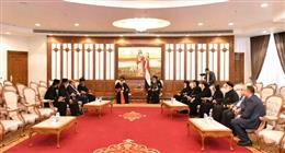 البابا تواضروس يستقبل كاثوليكوس كنيسة مالانكارا الهندية الأرثوذكسية