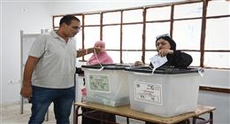 كثافة عالية بلجان انتخابات مجلس النواب في العمرانية   
