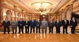 رئيس مجلس الشيوخ يستقبل رئيس محكمة الاستئناف للتهنئة بمنصبه الجديد