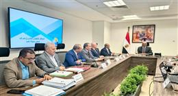 نائب وزير الاسكان يتابع موقف منظومة الصرف الصحي في مدينة دهب جنوب سيناء