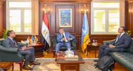 محافظ الإسكندرية يبحث مواجهة تحديات تغير المناخ مع الأمم المتحدة 
