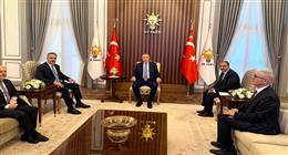 وزير الخارجية يلتقي أردوغان في أنقرة ويسلمه رسالة خطية من الرئيس السيسي