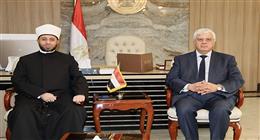 وزير التعليم العالي يناقش مع «الأوقاف» آليات الاستفادة من خدمات بنك المعرفة