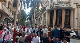 طلاب كلية التجارة بجامعة كفر الشيخ يزورون البورصة المصرية لأول مرة ضمن دورة متخصصة