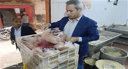 «حماية المستهلك» تضبط 2.5 طن لحوم ومواد دهنية منتهية الصلاحية بشبرا الخيمة