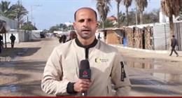 غرق مخيمات النازحين في غزة بسبب الأمطار الغزيرة