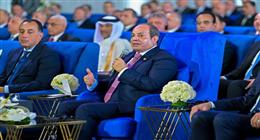 الرئيس السيسي يشهد افتتاح عدد من المحطات البحرية بالمنطقة الاقتصادية لقناة السويس