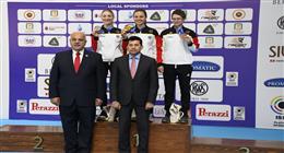 وزير الرياضة يتوج أبطال مصر في بطولة العالم للرماية 2025