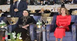 سعر فستان الملكة رانيا في حفل افتتاح المتحف المصري الكبير.. «قطعة فاخرة»