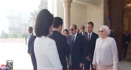 الرئيس السيسي يستقبل نظيره الكوري الجنوبي وقرينته في قصر الاتحادية