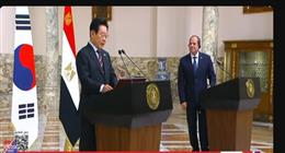 رئيس كوريا الجنوبية: نحرص على تعزيز الشراكة مع مصر من أجل نهضة ثقافية بالمستقبل