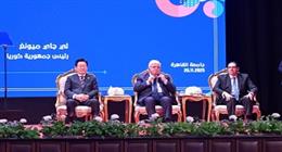 رئيس كوريا الجنوبية من جامعة القاهرة: نتطلع لتعاون أوسع مع مصر