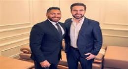«أخويا وحبيبي».. وائل جسار يدعم تامر حسني بعد خضوعه لعملية جراحية