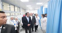 وزير الصحة يفتتح أقسام طوارئ مطورة بالمطرية التعليمي والمعهد القومي للكلى 