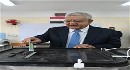 حنفي جبالي يدلي بصوته في انتخابات «النواب»: أثق في وعي المصريين بمسؤوليتهم الوطنية