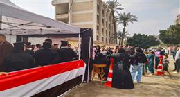 تواجد لافت للشرطة النسائية أمام لجان الانتخابات في حلوان 