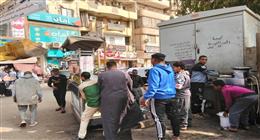 تحرير 21 محضر إشغال في حملة مكبرة بمركز ديرمواس بالمنيا