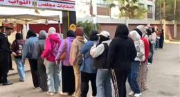 إقبال كبير من الفتيات على التصويت لانتخابات «النواب» في الأميرية