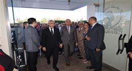 محافظ المنيا ورئيس الجامعة يتفقدان الإسكان الفندقي بعد تطويره الشامل
