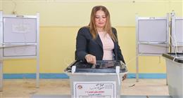 رئيس البريد تدلي بصوتها في انتخابات «النواب»:  المشاركة مسؤولية