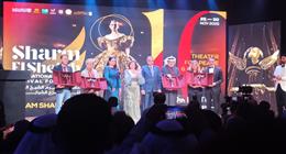 تكريم يسرا في حفل افتتاح مهرجان شرم الشيخ للمسرح الشبابي 