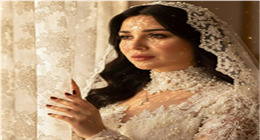 صور جديدة لمي عز الدين بفستان الزفاف بتقنية الـAI.. ونجوم الفن يتغزلون بجمالها