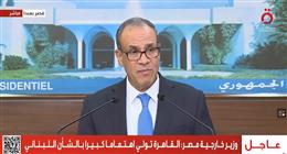 وزير الخارجية: مصر حريصة على استقرار لبنان الشقيق