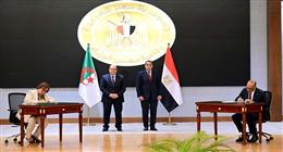رئيس الوزراء يشهد توقيع مذكرات تفاهم لتعزيز التعاون الثنائي بين مصر والجزائر