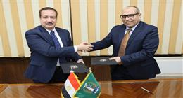 محافظ المنوفية يوقع بروتوكول تعاون مشترك مع شركة الغازات البترولية