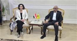 وصول وفد المفوضية الأوربية إلي مدينة العريش لتفقد مساعدات غزة 