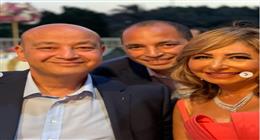 عمرو أديب ولميس الحديدي يحتفلان بقراءة فاتحة ابنهما «نور»