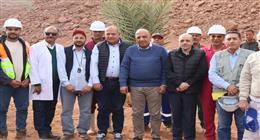 وزير الكهرباء يتفقد سير العمل بالمركز الحقلي لهيئة المواد النووية بأبو زنيمة
