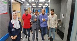 وكيل «صحة المنيا» يبحث جاهزية مستشفى العدوة المركزي للانضمام للتأمين الصحي الشامل