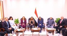وزيرة التضامن تفتتح مركز العزيمة لعلاج وتأهيل مرضى الإدمان بالغربية