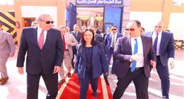 وزيرة التضامن تتفقد عددا من المشروعات في الغربية