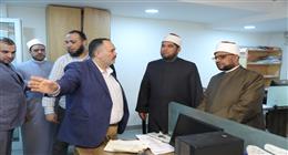 أمين «البحوث الإسلامية» يتفقد إدرات المجمع لمتابعة معدلات الإداء وانتظام العمل