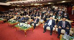 المفتي ومحافظو الدقهلية والغربية والشرقية في احتفالية العيد القومي بكفر الشيخ
