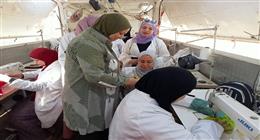رئيس مركز مطاي بالمنيا تتفقد سيارة مبادرة «مهنتك مستقبلك» بقرية إبوان