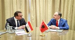 وزير الصحة يبحث مع رئيس ألبانيا التعاون في التدريب الطبي والتصنيع الدوائي  