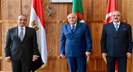 وزير الخارجية يحدد ثوابت الموقف المصري تجاه ليبيا مع نظيريه في تونس والجزائر