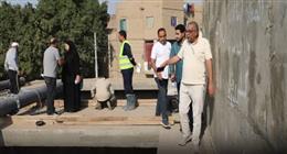 رئيس «مياه المنيا» يتفقد عددا من المحطات بمركز ملوي ضمن مبادرة «حياة كريمة»
