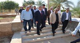 محافظ الجيزة يفتتح ملعب خماسي وصالة ألعاب قوى بنادي المناجم بالواحات البحرية