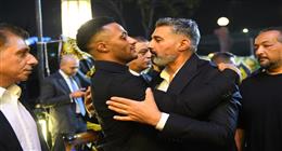 ياسر جلال يقدم واجب العزاء في والد محمد رمضان (صور) 