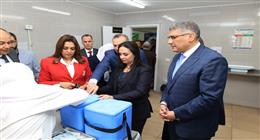 وزيرتا التضامن والتنمية المحلية تفتتحان المجمع الخدمي بمساكن روضة السودان بالدقي